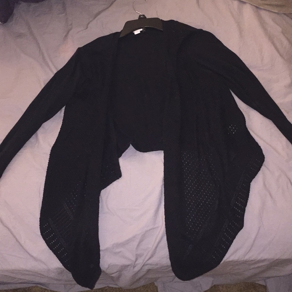 Black Coverup Sweater